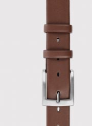 PAKO LORENTE - Brązowy skórzany pasek męski. Brązowe paski męskie Pako Lorente, ze skóry. Za 149.99 zł.