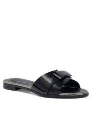 Lasocki Klapki RST-ARENA-42 Czarny. Czarne klapki damskie Lasocki, bez wzorów, ze skóry, bez obcasa, bez zapięcia. Za 179.99 zł.