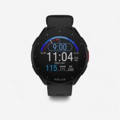 Zegarek z GPS Polar Pacer Black. Czarne zegarki męskie Polar, z aplikacjami, z polaru, plastikowe. Za 659.99 zł.