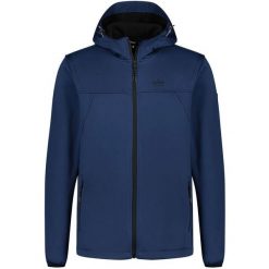 Męska kurtka softshell Kjelvik Dario Blue S. Niebieskie kurtki męskie ZSPORT, m, bez wzorów, z softshellu, trekkingowe. Za 235.99 zł.