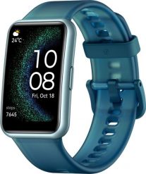 Smartwatch Huawei Watch Fit SE Zielony (Stia-B39). Zielone zegarki smartwatch Huawei, bez wzorów. Za 365.58 zł.