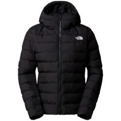Kurtka turystyczna zimowa damska The North Face W Aconcagua 3 Hoodie. Czarne kurtki sportowe damskie The North Face, na zimę, bez wzorów, bez ramiączek, bez kaptura, trekkingowe. Za 839.00 zł.