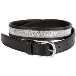 Skórzany pasek Harry's Horse Crystal Drops. Białe paski męskie HARRYS HORSE. Za 179.50 zł.