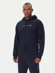 Tommy Hilfiger Bluza UM0UM03665 Granatowy Regular Fit. Niebieskie bluzy męskie Tommy Hilfiger, m, bez wzorów, z bawełny, bez ramiączek, bez kaptura. Za 279.99 zł.