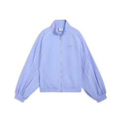 Damska bluza dresowa Puma Ballon T7. Fioletowe bluzy damskie Puma, uniwersalny, bez wzorów, z dresówki, sportowe, bez ramiączek, bez kaptura. Za 323.50 zł.