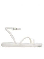 Crocs Sandały Miami Ankle Strap Sandal 212256 Beżowy. Brązowe sandały damskie Crocs, bez wzorów, z tworzywa sztucznego, bez obcasa, na płaskiej podeszwie, bez zapięcia. Za 179.99 zł.