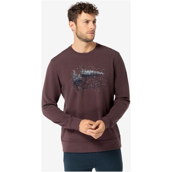 Bluza męska SUPER.NATURAL. Fioletowe bluzy męskie super.natural, m, bez wzorów, bez ramiączek, bez kaptura. Za 599.99 zł.