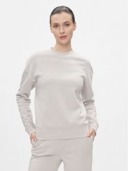 Calvin Klein Bluza Metallic Micro Logo Sweatshirt K20K206961 Beżowy Regular Fit. Brązowe bluzy damskie Calvin Klein, s, bez wzorów, z syntetyku, bez ramiączek, bez kaptura. Za 519.99 zł.