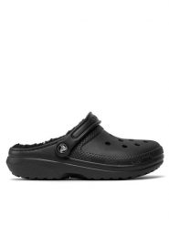 Crocs Klapki Classic Lined Clog 203591 Czarny. Czarne klapki męskie Crocs, bez wzorów, z tworzywa sztucznego, bez zapięcia. Za 289.99 zł.
