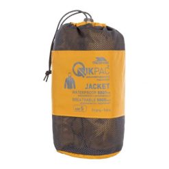 Kurtka Unisex Qikpac X Rozpinana. Żółte kurtki męskie Trespass, m, bez wzorów, z materiału, z kapturem. Za 163.99 zł.