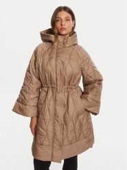 Barbour Parka LQU1846BE31 Beżowy Regular Fit. Brązowe parki damskie Barbour, bez wzorów, z syntetyku, bez kaptura. Za 1,389.00 zł.