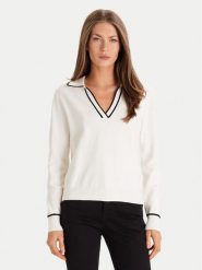 Morgan Sweter 252-MCOLO Écru Regular Fit. Swetry nierozpinane damskie Morgan, s, bez wzorów, z syntetyku, bez kołnierzyka, bez ramiączek. Za 249.99 zł.