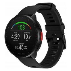 Zegarek sportowy Polar Pacer S/L Czarny (PACER BLK). Czarne zegarki sportowe Polar, bez wzorów, z polaru. Za 733.67 zł.