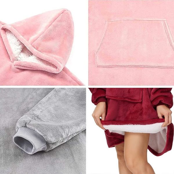 ZOLTA Ciepły koc TV Bluza z rękawami Narzuta Szlafrok 160x85. Żółte szlafroki damskie ZOLTA, bez wzorów, bez ramiączek, bez kaptura. Za 129.89 zł.