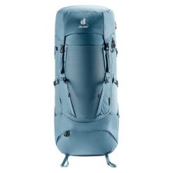 Plecak trekkingowy Deuter Aircontact Core 60+10 - atlantic/ink. Niebieskie plecaki męskie Deuter, bez wzorów, z materiału. Za 1,453.20 zł.