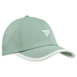 Czapka z daszkiem Tecnifibre Laser. Niebieskie czapki damskie TECNIFIBRE, bez wzorów, z materiału, eleganckie. Za 94.99 zł.