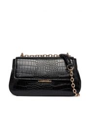 Valentino Torebka Afrodite VBS9N409COC Czarny. Czarne listonoszki damskie Valentino, bez wzorów, ze skóry, bez dodatków. Za 639.99 zł.