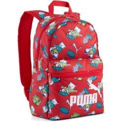 Plecak Puma Phase Aop Small Backpack Frosted IV 13L. Czerwone plecaki męskie Puma, bez wzorów, z materiału. Za 190.00 zł.