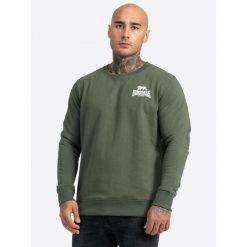 Bluza z okrągłym dekoltem Lonsdale Longridge. Białe bluzy męskie Lonsdale, m, bez wzorów, casualowe, bez ramiączek, bez kaptura. Za 199.50 zł.