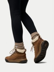Columbia Śniegowce Burnsider 2165871 Brązowy. Brązowe śniegowce damskie Columbia, ze skóry, bez zapięcia. Za 529.99 zł.