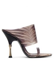 Just Cavalli Klapki 80RA3S48 ZSE42 Beżowy. Brązowe klapki damskie Just Cavalli, bez wzorów, z syntetyku, bez obcasa, bez zapięcia. Za 959.99 zł.