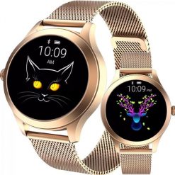 Smartwatch Retoo M037H Różowy (E742). Czerwone zegarki smartwatch Retoo, bez wzorów. Za 148.98 zł.