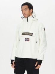 Napapijri Kurtka anorak Rainforest Next Sum NP0A4ILW Biały Loose Fit. Białe kurtki męskie Napapijri, m, bez wzorów, z syntetyku, bez kaptura. Za 769.99 zł.