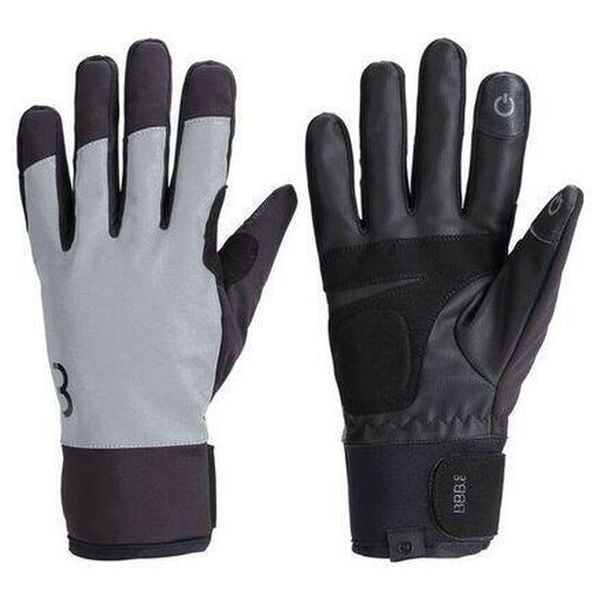 Odblaskowe rękawice zimowe BBB Cycling ColdShield. Czarne rękawiczki damskie BBB CYCLING, bez wzorów. Za 238.50 zł.