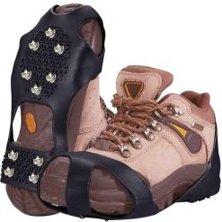 Raczki na Buty Turystyczne Raki Etui Antypoślizgowe Kolce Nakładki 36-40 M TRIZA. Czarne buty zimowe męskie TRIZAND, bez zapięcia. Za 30.90 zł.