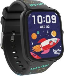 Smartwatch Atmosphera Kidoboo 019 Lite C2 Czarny (SB10004). Czarne zegarki smartwatch Atmosphera, bez wzorów. Za 195.26 zł.