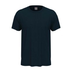 Klasyczna Koszulka Unisex Dla Dorosłych. Niebieskie bluzki damskie Stedman, bez wzorów, klasyczne, bez kołnierzyka, bez ramiączek. Za 38.99 zł.