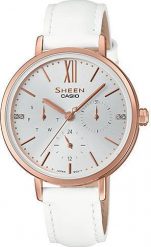 Zegarek Sheen SHE-3064PGL-7AUER damski biały. Białe zegarki damskie Sheen. Za 475.00 zł.
