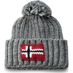 Czapka NAPAPIJRI - Semiury 1 N0YGSE Med Grey Mel 160. Szare czapki damskie Napapijri, bez wzorów, z materiału. Za 149.00 zł.