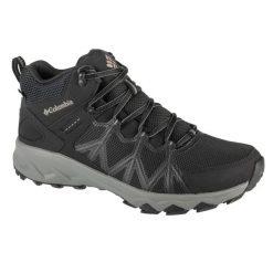Buty trekkingowe męskie, Peakfreak II Mid Outdry. Czarne trekkingi męskie Columbia, z materiału, bez zapięcia. W wyprzedaży za 439.00 zł.
