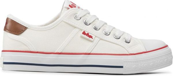 Lee Cooper Trampki damskie białe r. 39 (LCW-22-31-0862LA). Białe trampki i tenisówki damskie Lee Cooper, bez wzorów, bez zapięcia. Za 106.26 zł.