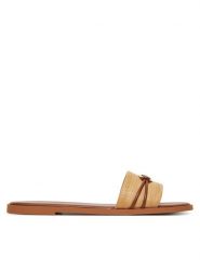 Aldo Klapki Vasia 14002246 Beżowy. Brązowe klapki damskie Aldo, bez wzorów, ze skóry, bez obcasa, bez zapięcia. Za 239.99 zł.