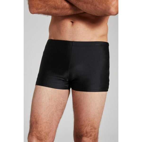 Męskie Kąpielówki moda plażowa elastyczny pas sznurek. Czarne kąpielówki męskie JAY-PI, m, bez wzorów, z elastanu. Za 125.99 zł.