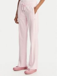 Juicy Couture Spodnie dresowe Tina JCWBJ126327 Różowy Straight Leg. Czerwone spodnie dresowe damskie Juicy Couture, bez wzorów, z dresówki. Za 399.99 zł.