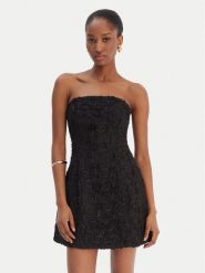 Bardot Sukienka koktajlowa Karoline 60099DB3 Czarny Slim Fit. Czarne sukienki damskie Bardot, bez wzorów, z syntetyku, wizytowe, bez kołnierzyka, bez ramiączek. Za 749.99 zł.