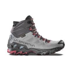 Damskie buty trekkingowe La Sportiva Ultra Raptor II Mid Leather GTX. Szare obuwie trekkingowe damskie La Sportiva, z gore-texu, bez zapięcia. Za 984.99 zł.