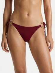 Guess Dół od bikini E6GO10 KF590 Bordowy. Czerwone bikini Guess, z aplikacjami, z syntetyku. Za 289.99 zł.