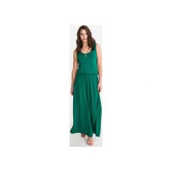 Sukienka BOHEMA letnia zieleń. Zielone sukienki damskie Studio erer, na jesień, l, bez wzorów, z elastanu, boho, bez kołnierzyka, bez ramiączek, dopasowane. Za 279.00 zł.