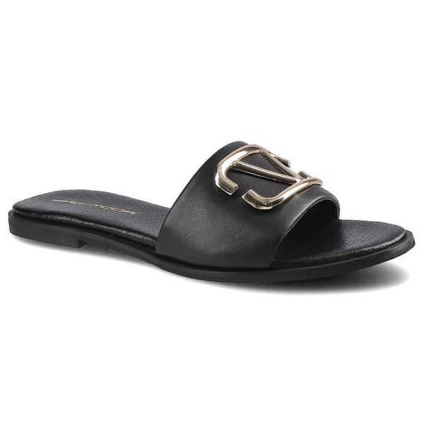 Czarne Klapki Pro-Moda Damskie Eleganckie Buty. Czarne klapki damskie Pro-Moda, na lato, z aplikacjami, eleganckie, bez obcasa, na płaskiej podeszwie, bez zapięcia. Za 179.00 zł.