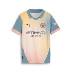 Młodzieżowa koszulka Manchester City 24/25 PUMA Rosebay Bold Blue Pink. Czerwona bluzki damskie Puma, m, bez wzorów, młodzieżowe, bez kołnierzyka, bez ramiączek. W wyprzedaży za 260.75 zł.