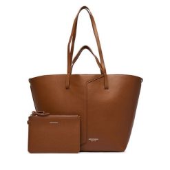Torebka Emporio Armani. Brązowe shopperki damskie Emporio Armani, bez wzorów, bez dodatków. Za 2,764.00 zł.