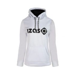 Bluza sportowa z kapturem dla kobiet Izas DUERO W. Białe bluzy damskie IZAS, bez wzorów, z materiału, sportowe, bez ramiączek, z kapturem. Za 182.57 zł.