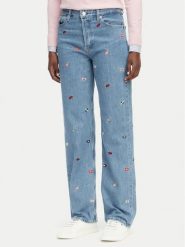 Tommy Jeans Jeansy Layla DW0DW23100 Niebieski Slim Fit. Niebieskie jeansy damskie Tommy Jeans, bez wzorów, z bawełny. Za 569.99 zł.