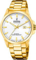 Zegarek Festina Zegarek męski Festina F20044-2 złoty. Żółte zegarki męskie Festina, bez wzorów, złote. Za 891.00 zł.