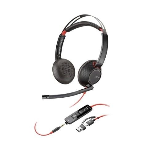 Słuchawki nauszne POLY Blackwire 5220 8X231AA. Słuchawki nauszne Poly. Za 361.99 zł.