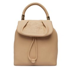 Plecak LOVE MOSCHINO. Brązowe plecaki damskie Love Moschino, bez wzorów. Za 907.99 zł.